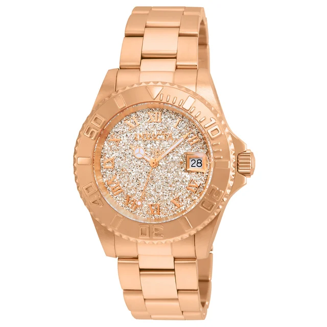Invicta Angel Aureborne Swiss Ronda 515 Caliber Watch - 40mm, Rose Gold (22708) kol saati