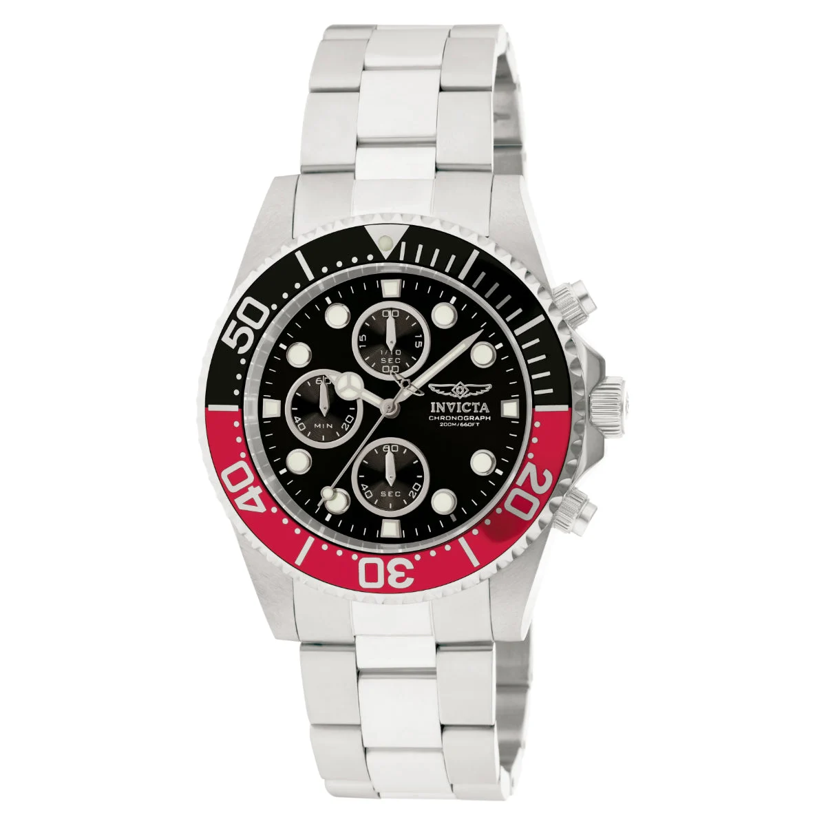 Invicta Pro Diver Watch - 43mm. Steel (1770) 43 mm kol saati