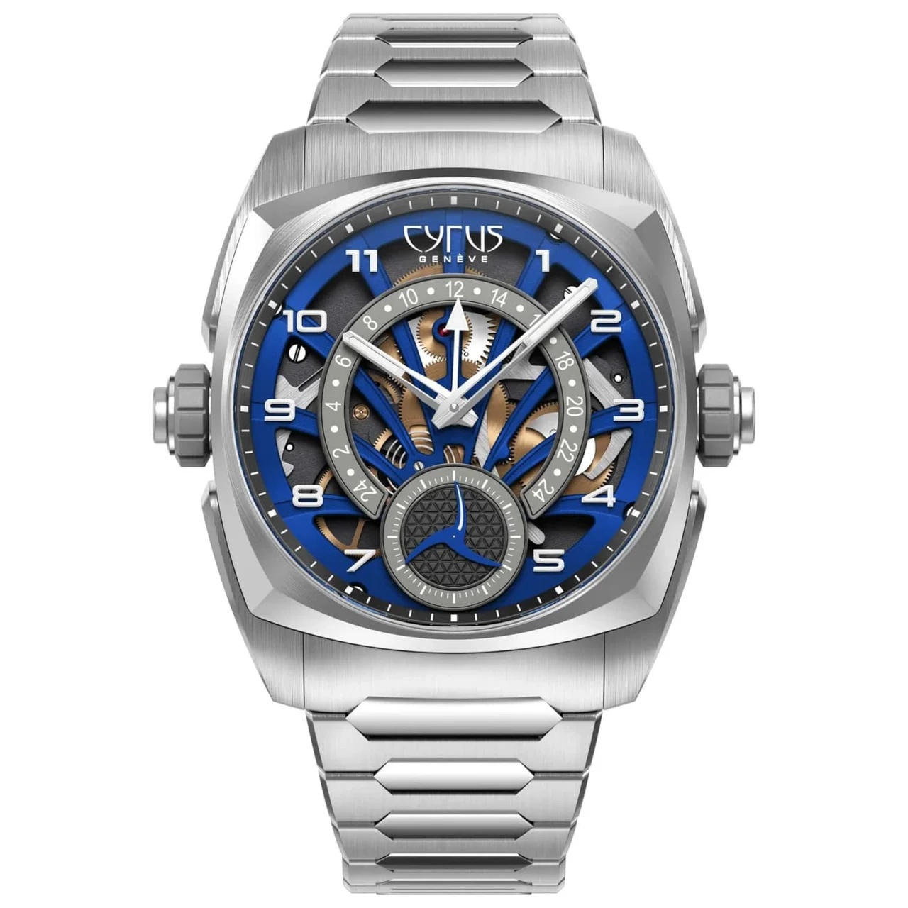 Cyrus Klepcys GMT Ocean Blue 539.507.TTM.B 42 mm kol saati