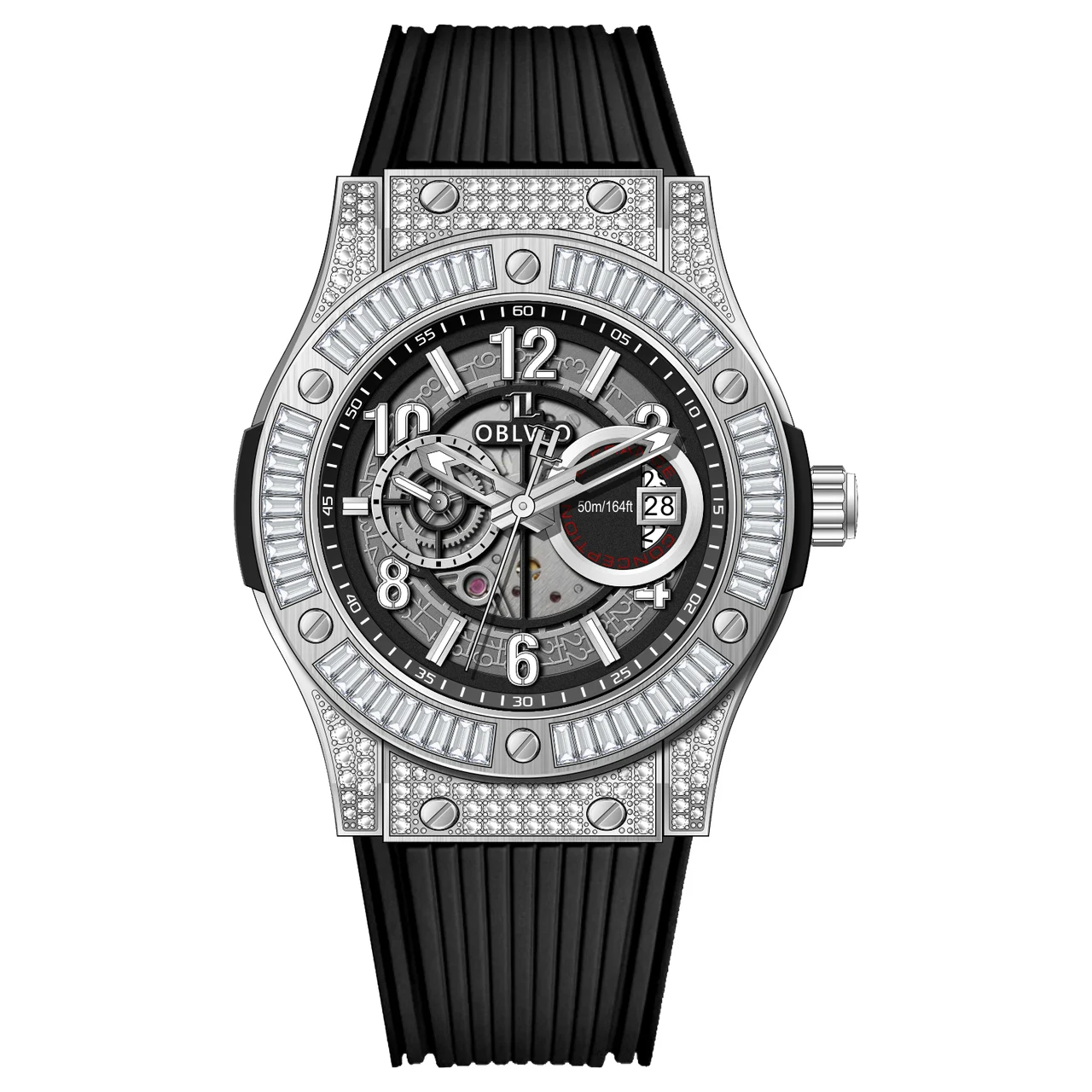 OBLVLO Series HM-GT-YBBR-2 44 mm kol saati