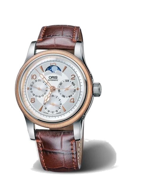Oris Big Crown Complication 2004 01 581 7566 4361-07 5 19 52 38 mm kol saati
