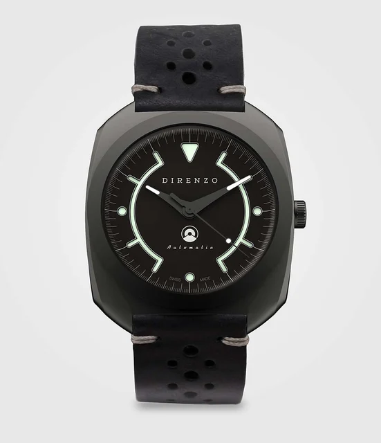 Direnzo DRZ 02 black – no date (PVD) kol saati