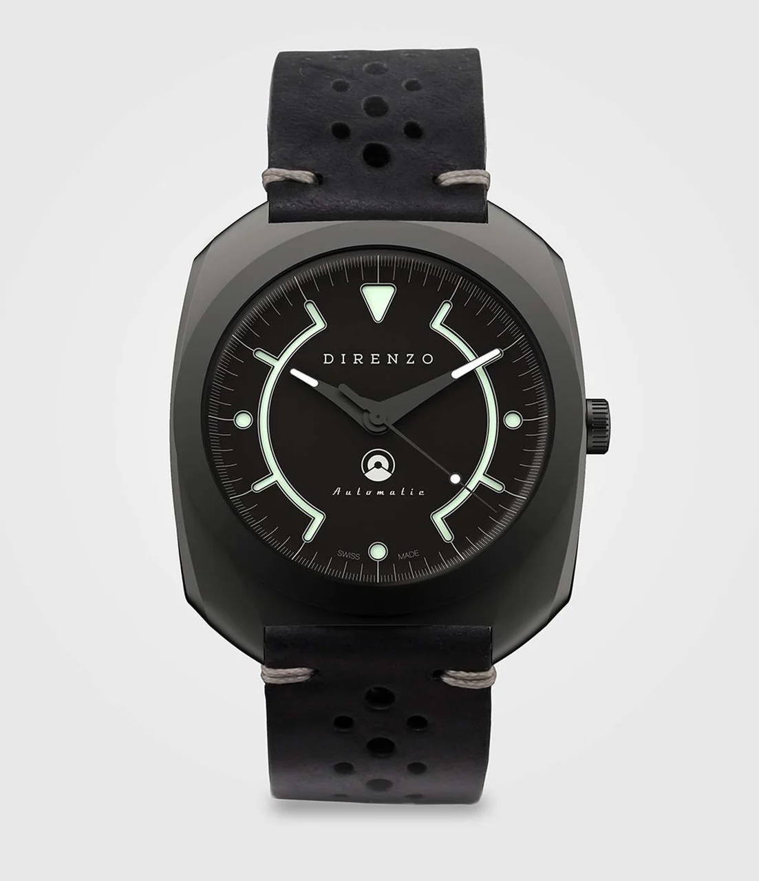 Direnzo DRZ 02 black – no date (PVD) 41 mm kol saati