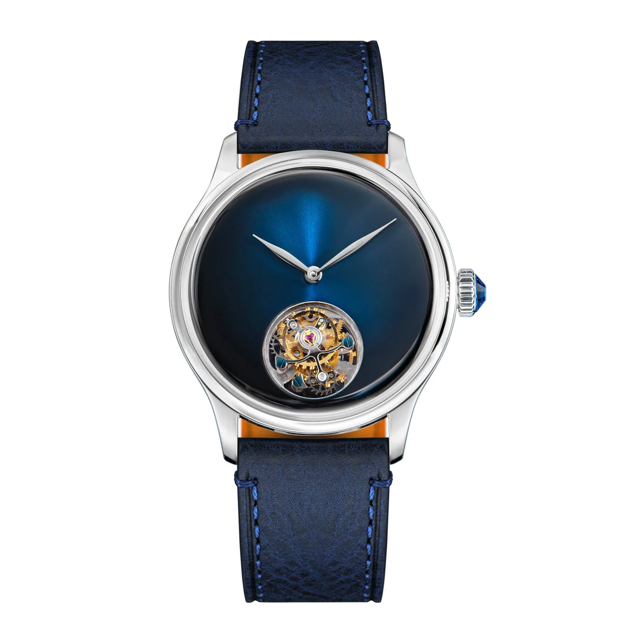 Sugess Tourbillon Master S454 Stainless Steel Blue Dial 38 mm kol saati