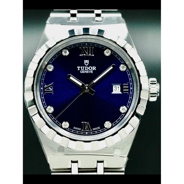 Tudor Royal Steel Case Diamond-Set Dial 210000058532 kol saati