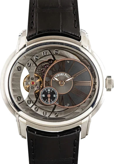 Audemars Piguet Millenary 4101 Skeleton Dial 15350ST.OO.D002CR.01 kol saati