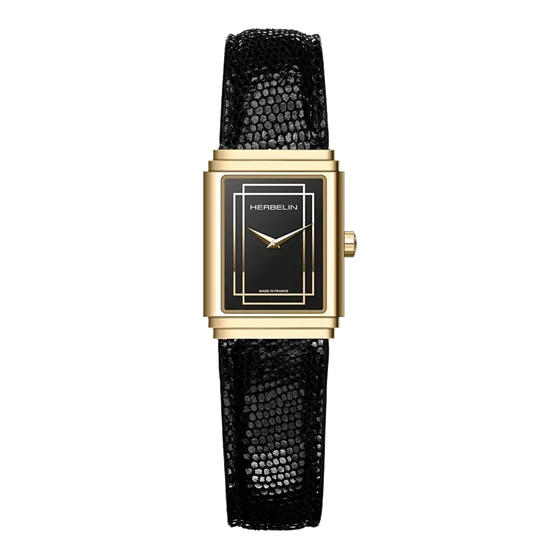 HERBELIN Art Deco 17577P04N kol saati