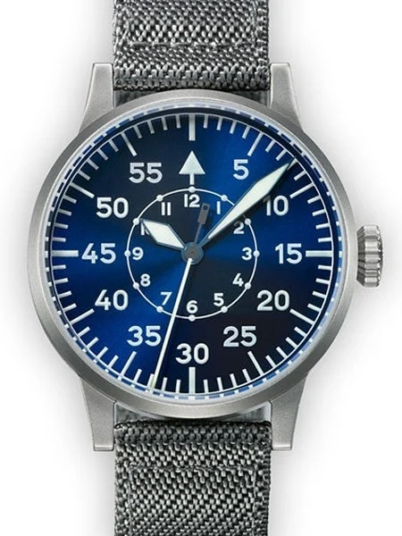Laco Paderborn Blaue Stunde Swiss Automatic Pilot Watch with Sapphire Crystal #862082 kol saati