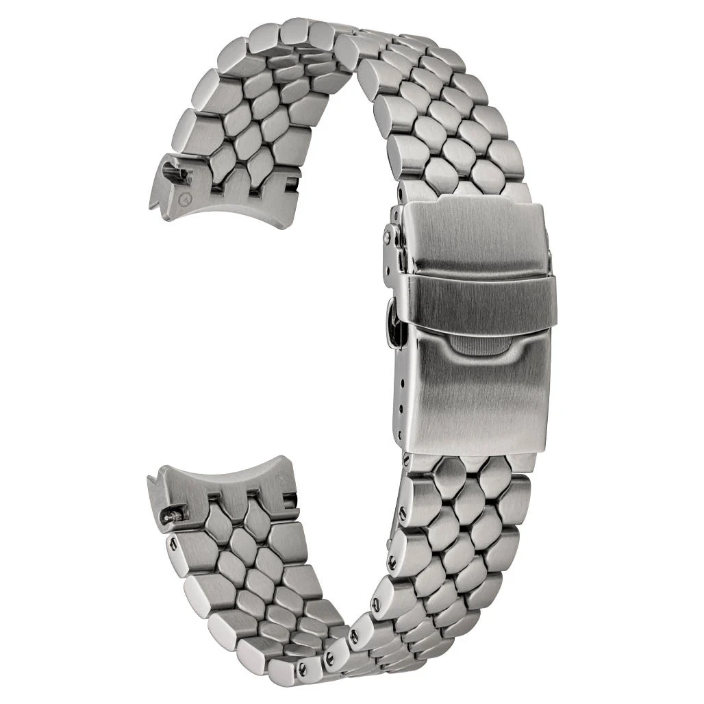 Islander Brushed Scales Bracelet for Citizen Promaster Quartz Dive Watch #BRAC-126 kol saati