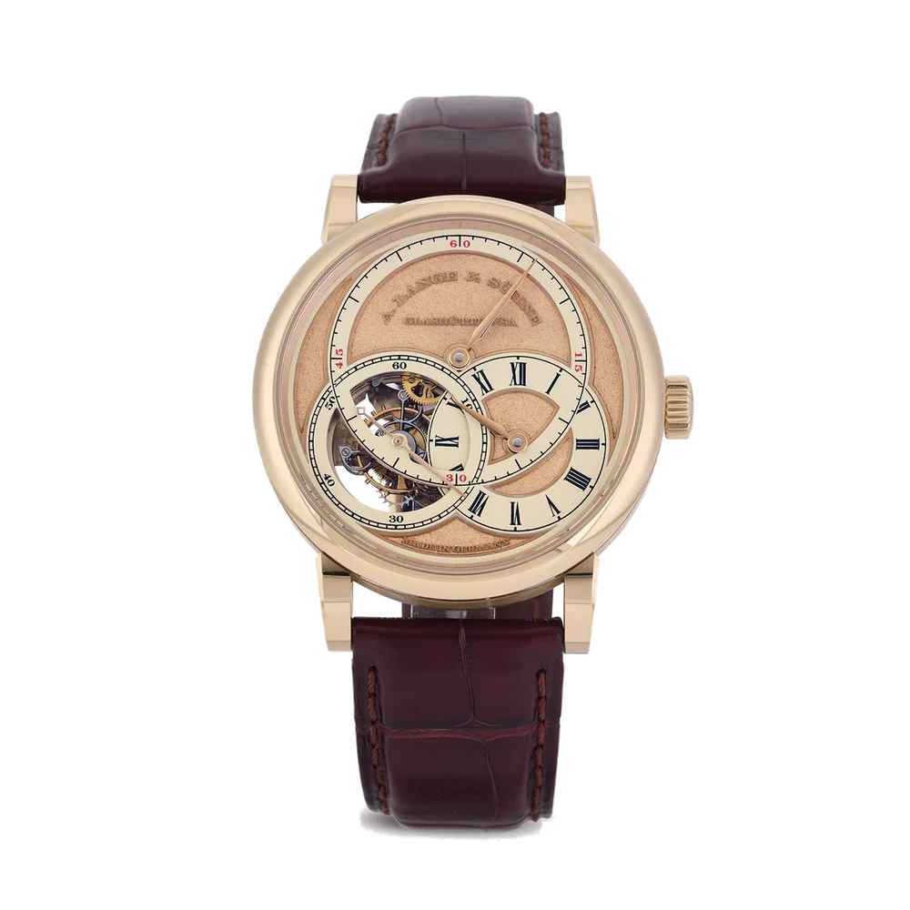A. Lange & Sohne LANGE & SOHNE, REF. 761.050, RICHARD LANGE TOURBILLON ‘POUR LE MÉRITE’, LIMITED 002/15, 18K HONEY GOLD kol saati