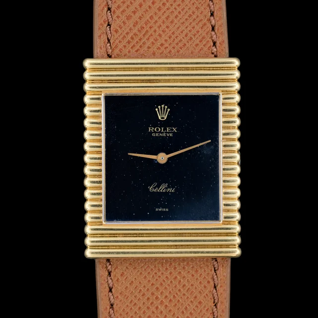 Rolex Cellini ref.4012 Blue Mirror dial Ribbed case from 197 kol saati
