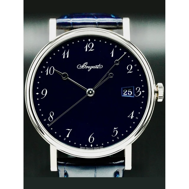 Breguet Classique 5177 Grand Feu Blue Enamel 210000061346 kol saati