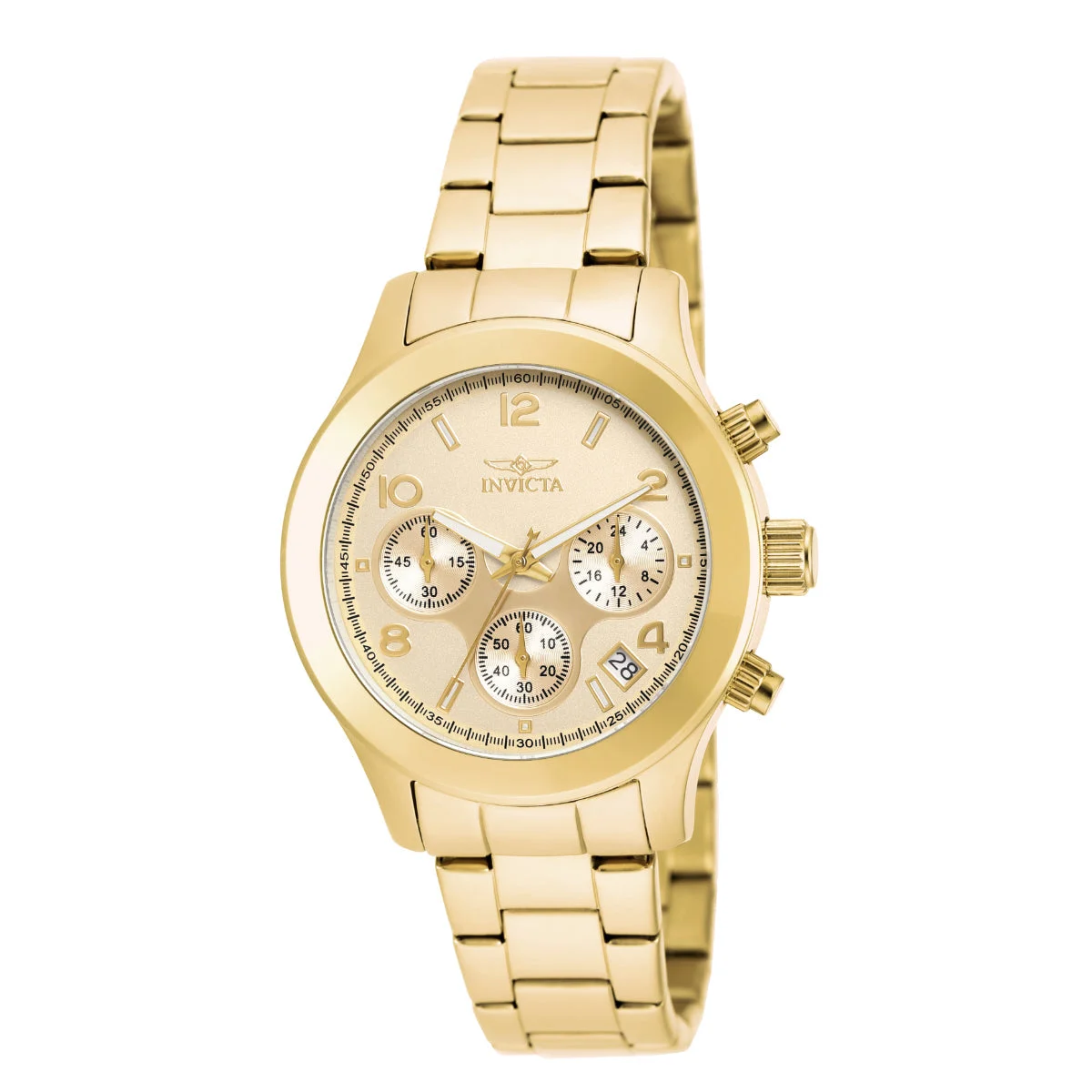 Invicta Angel Muserise Watch - 38mm, Gold (19217) 38 mm kol saati