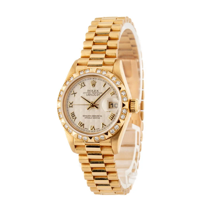 Rolex Datejust 79258 18k Yellow Gold 26 mm kol saati