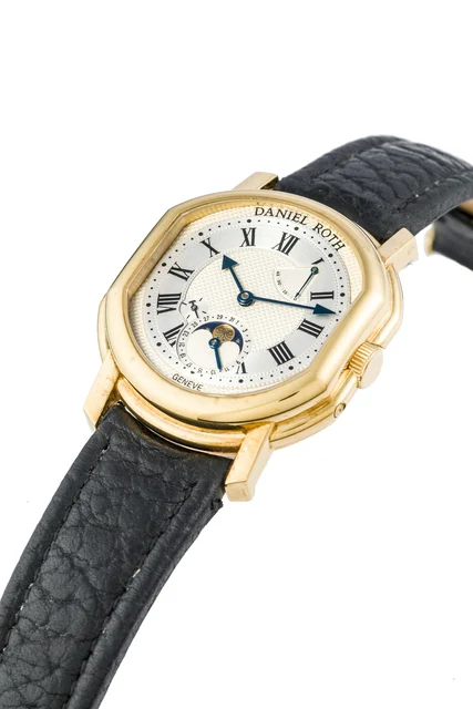 Daniel Roth Ellipsocurvex DANIEL ROTH ELLIPSOCURVEX REF. 368.X.40 ROSE GOLD Very fine and