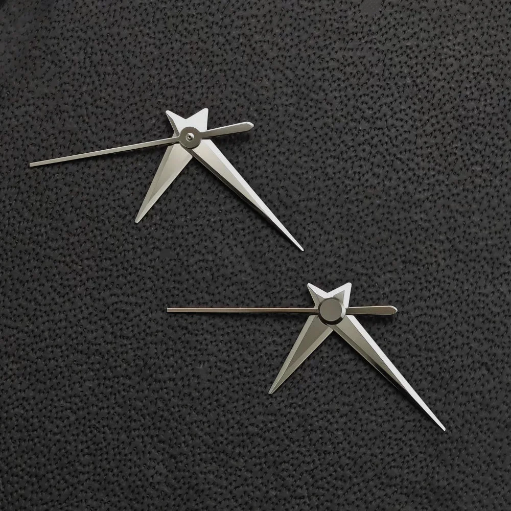 Tandorio Premium NH05 hands GS five-sided batch flower hands NH06 hands mushroom seconds high-end mechanical watch accessories size 10mm 6069953628823 kol saati