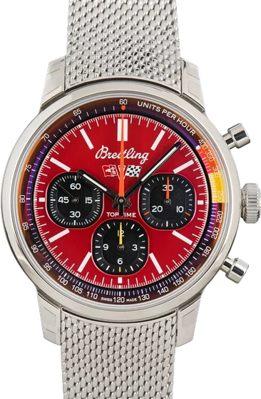 Breitling Top Time B01 Chevrolet Corvette Red Dial AB01761A1K1A1 kol saati