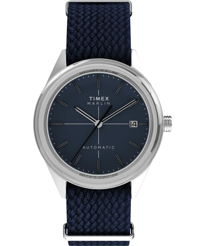 Timex Marlin® Jet Automatic 38mm Fabric Strap Watch TW2Y24500 38 mm kol saati