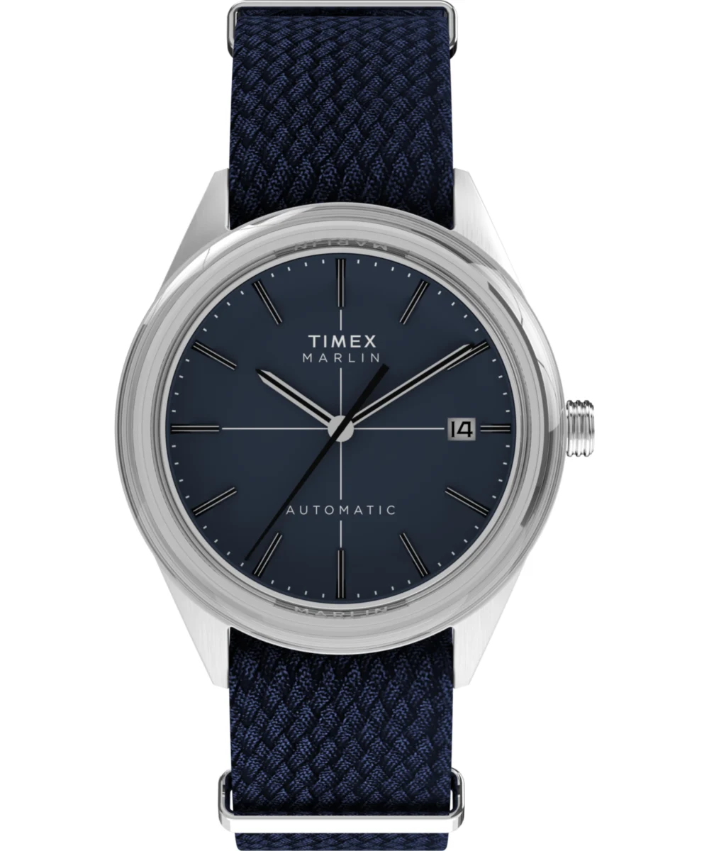 Timex Marlin® Jet Automatic 38mm Fabric Strap Watch TW2Y24500VQ 38 mm kol saati
