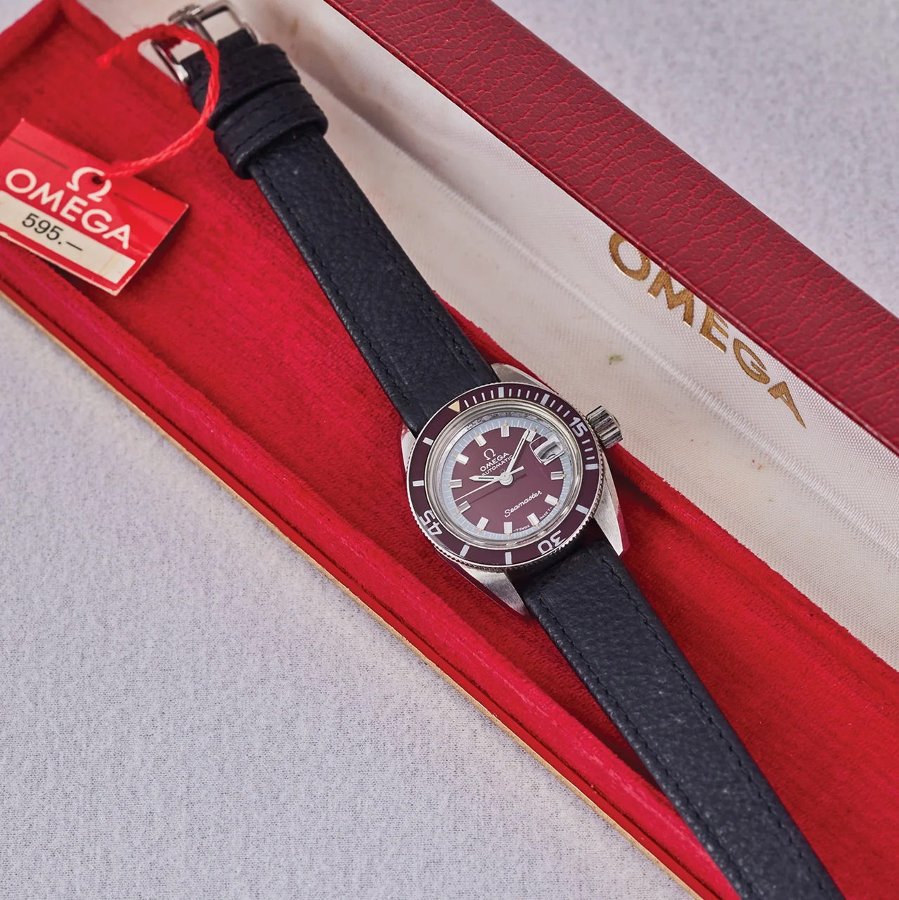 OMEGA OMEGA, REF. ST.566.024, SEAMASTER, NEW OLD STOCK, STAINLESS STEEL kol saati