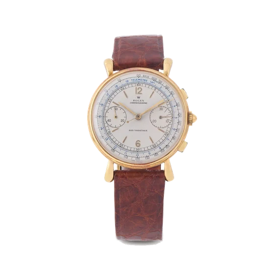 Rolex ROLEX, REF. 4062L, ANTI-MAGNETIC CHRONOGRAPHE, 18K YELLOW GOLD kol saati