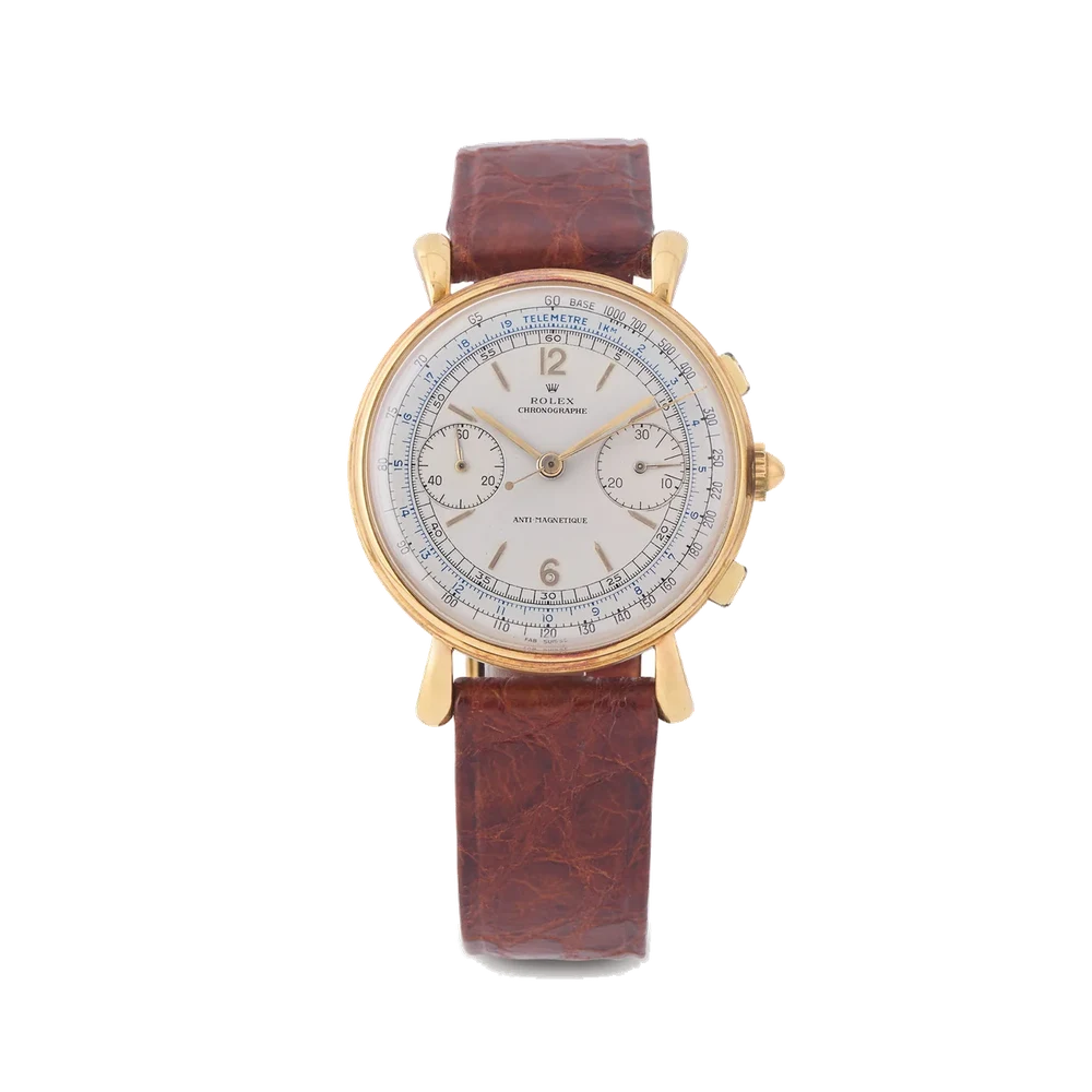 Rolex ROLEX, REF. 4062L, ANTI-MAGNETIC CHRONOGRAPHE, 18K YELLOW GOLD kol saati