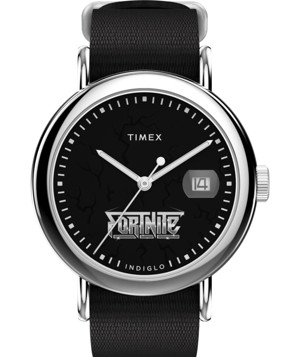 Timex Fortnite Weekender 37mm Fabric Strap Watch TW2Y46400JR 37 mm kol saati