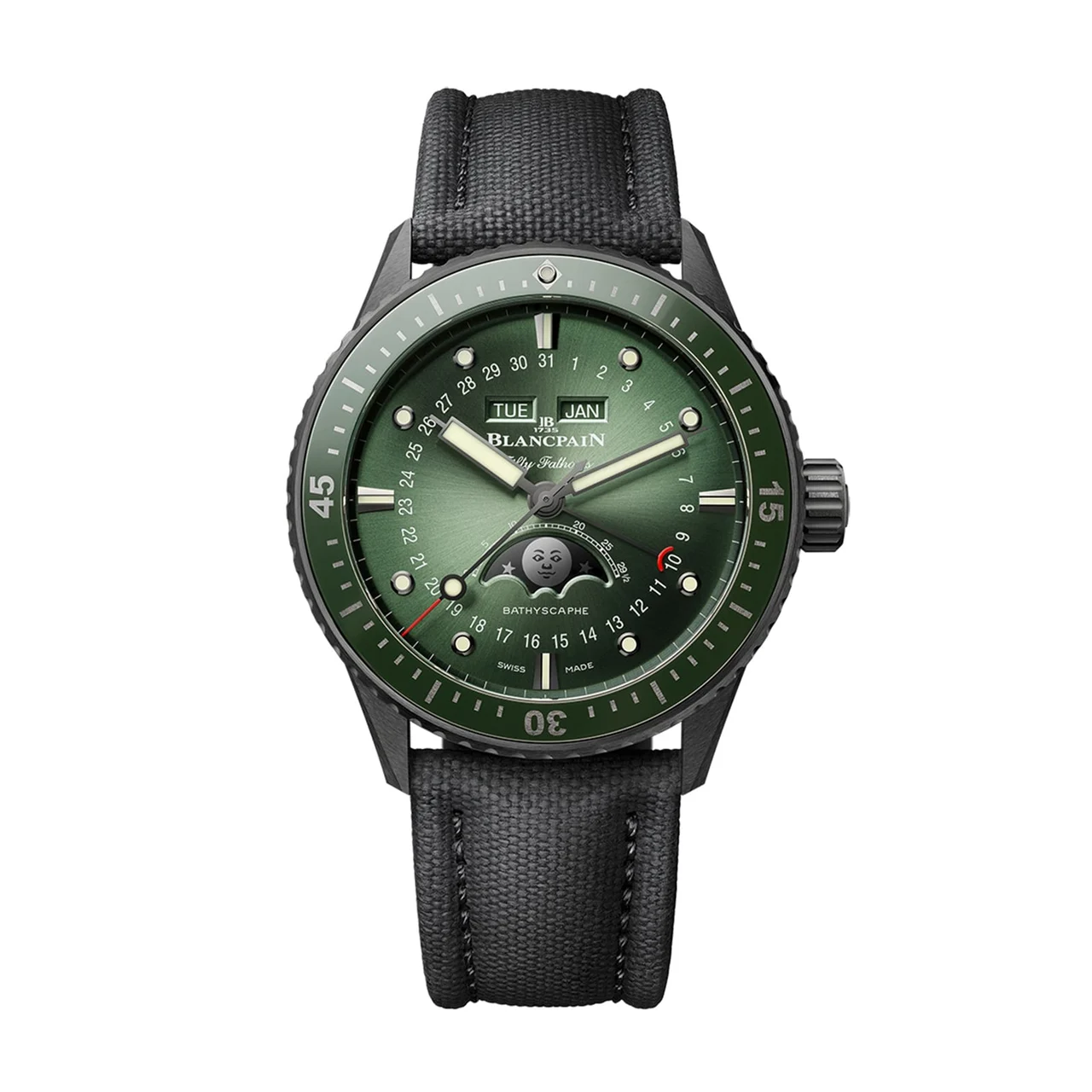Blancpain Fifty Fathoms Bathyscaphe 17480454 44 mm kol saati