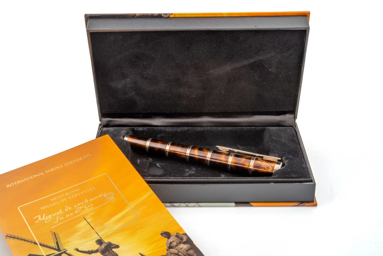 Montblanc “Writers Edition”, Ref. 35579, made in 2005 “Miguel de Cervantes”, limited edition, No. 07 827 / 17 000 kol saati