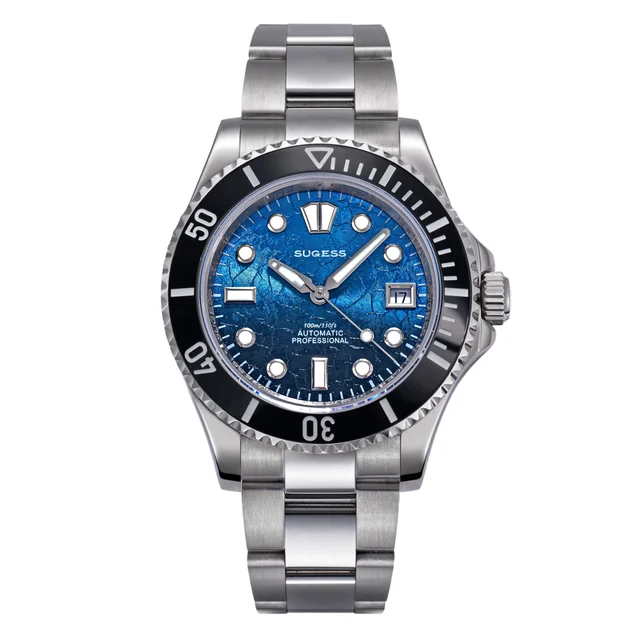 Sugess Blue Glacier Crackle Dial Automatic sugess-s476-blue-glacier-crackle-dial-automatic