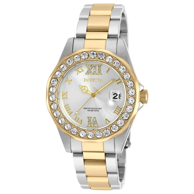 Invicta Pro Diver Velamark Watch - 38mm, Steel, Gold (20215) kol saati