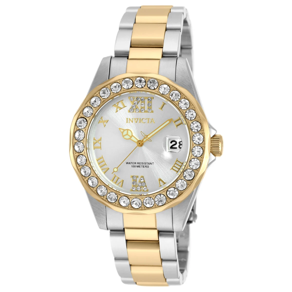 Invicta Pro Diver Velamark Watch - 38mm, Steel, Gold (20215) 38 mm kol saati