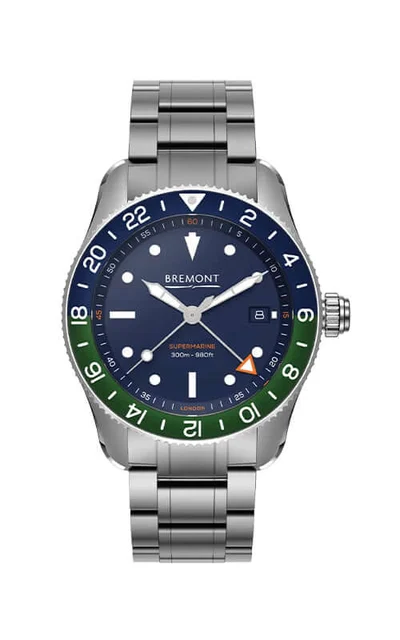 Bremont Supermarine S302-BLGN-B kol saati