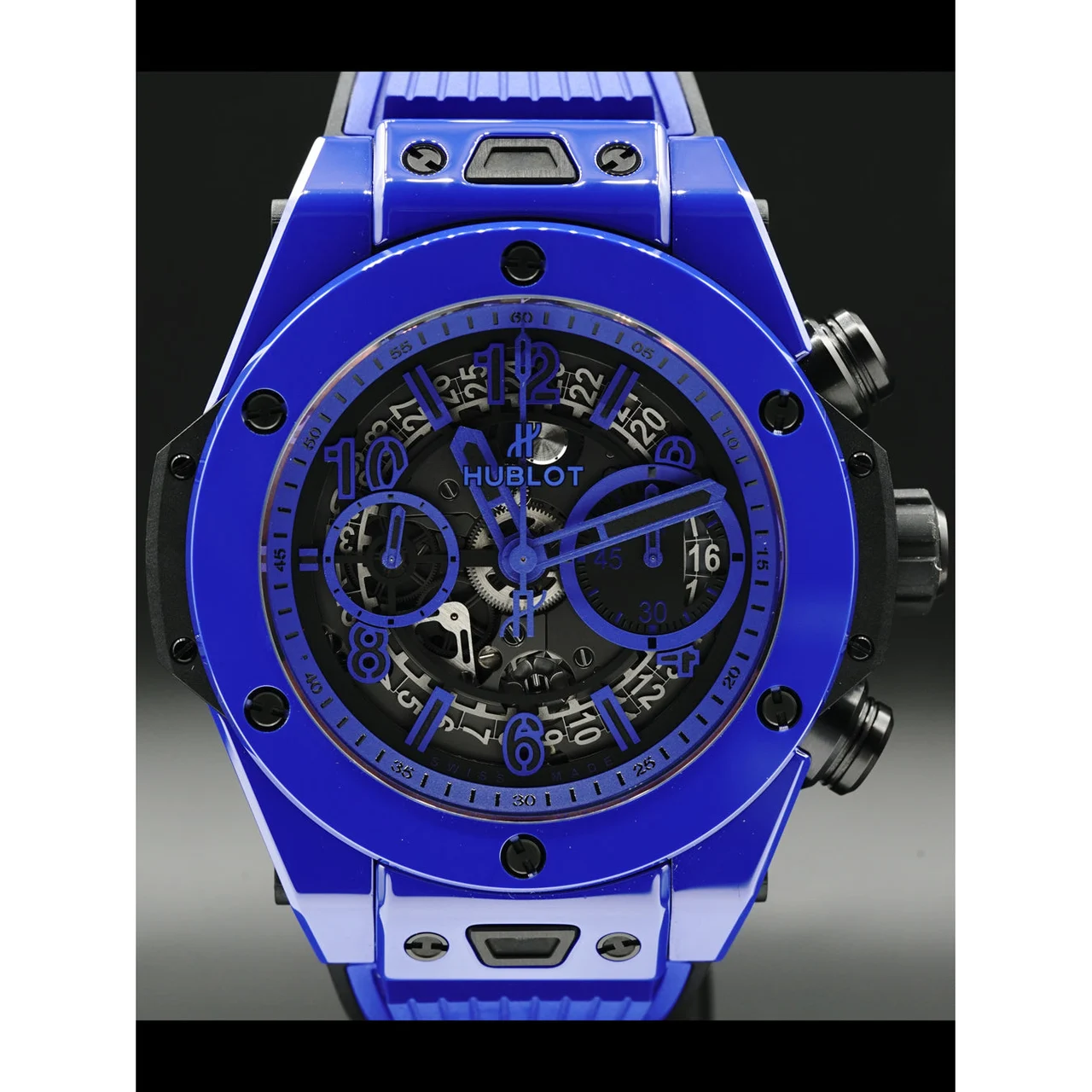 Hublot Big Bang Unico Blue Magic 45mm 411.ES.5119.RX 210000026800 45 mm kol saati
