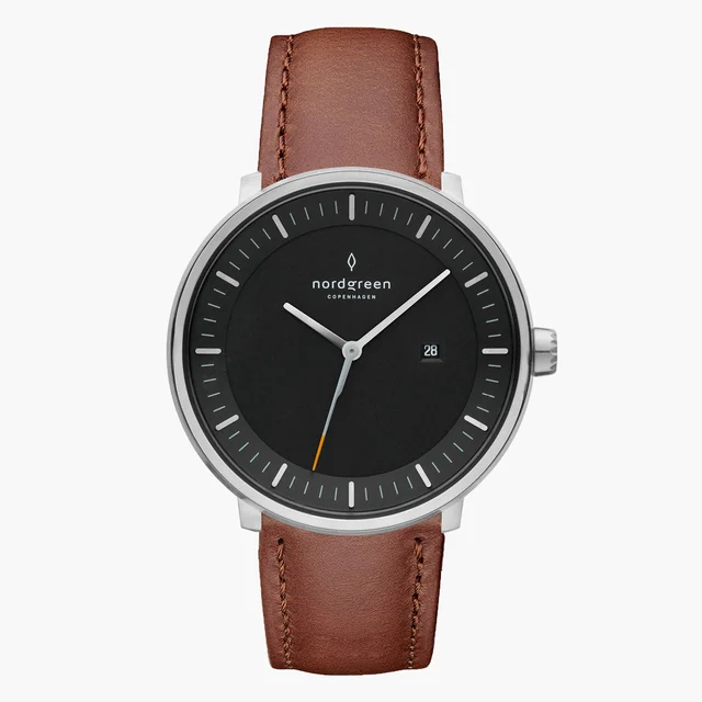 Nordgreen Philosopher 40mm PH40SILEBRBL kol saati