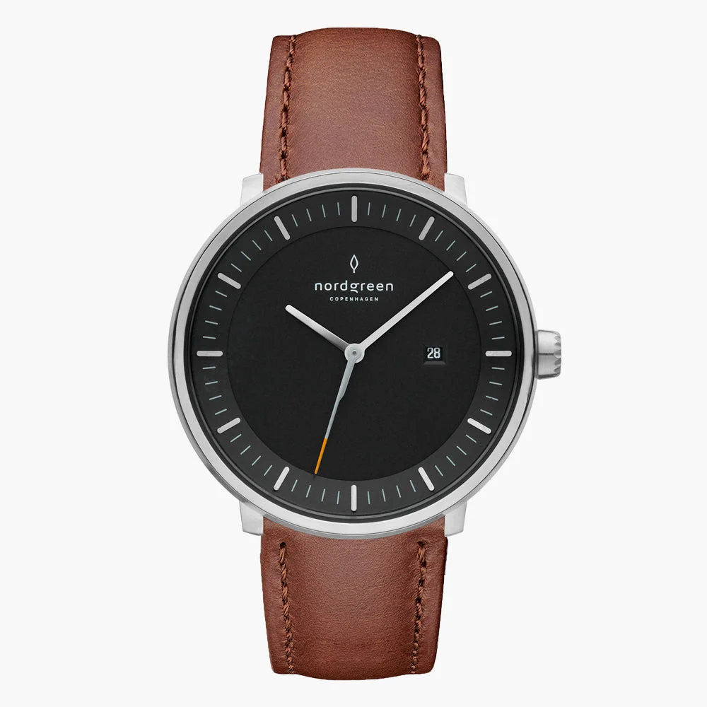 Nordgreen Philosopher 40mm PH40SILEBRBL 40 mm kol saati
