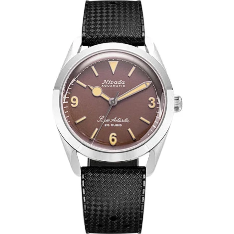 Nivada Grenchen Super Antarctic 3.6.9 Brown No Vintage Effect Beige Luminous 32041A01 kol