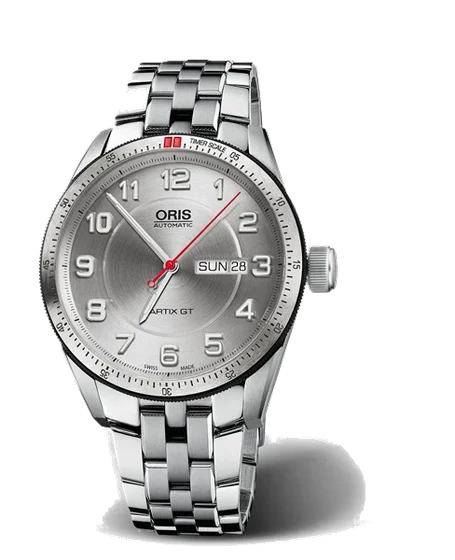 Oris Artix GT Day Date 01 735 7662 4461-07 8 21 85 kol saati