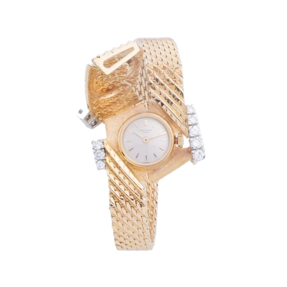 Patek Philippe Ref. 3306 / 5, 's With Diamonds Gold kol saati