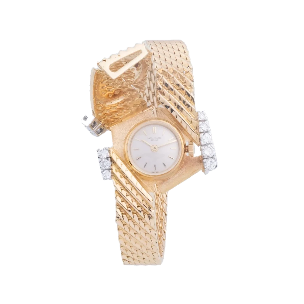 Patek Philippe Ref. 3306 / 5, 's With Diamonds Gold kol saati