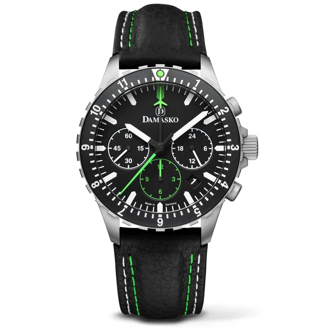 Damasko Chronograph with a Stopwatch, and 12-hour Totalizer #DC86 DC86-Gn kol saati