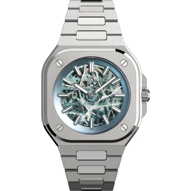 Bell & Ross Skeleton Arctic Blue Limited Edition BR05A-AB-SKST/SST kol saati