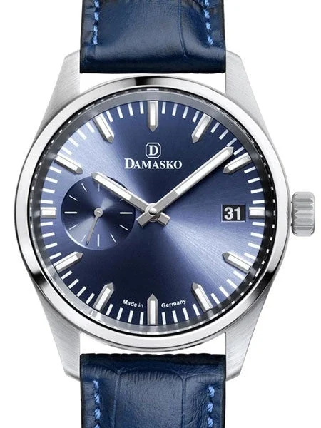 Damasko High-Beat Mechanical (Hand Wind) Watch with an Sunburst Blue Dial Dial #DK105-B ko
