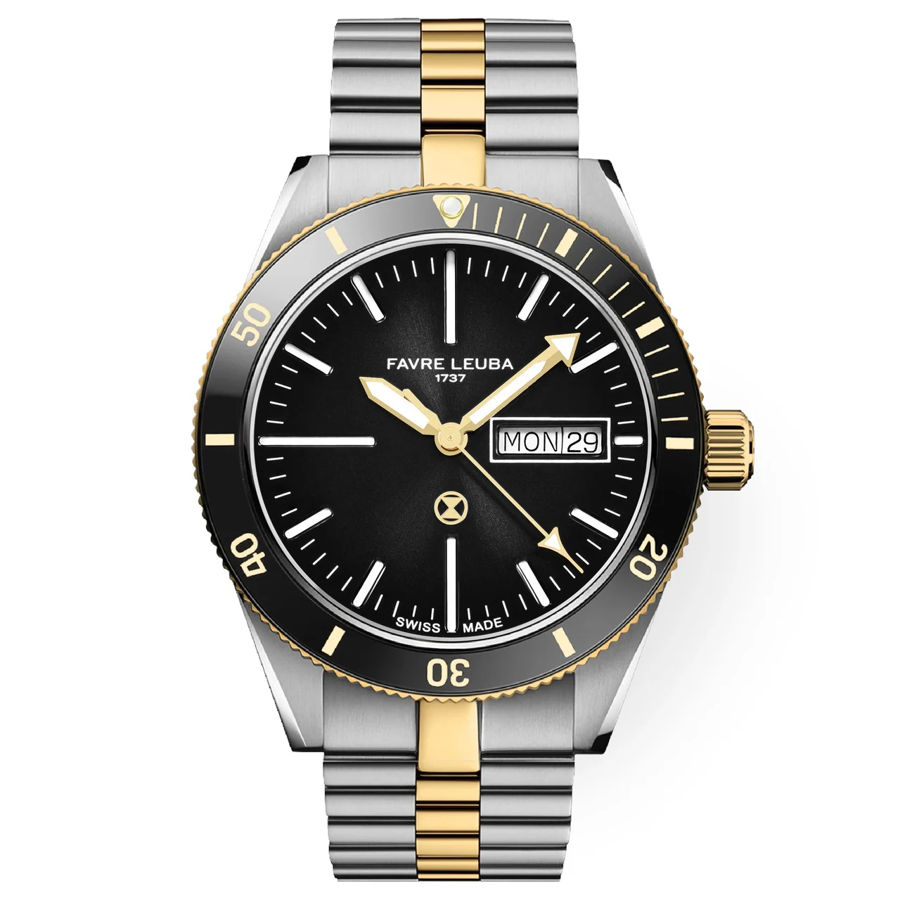 Favre Leuba Deep Raider Day Date 00.20312.110.01.210 40 mm kol saati