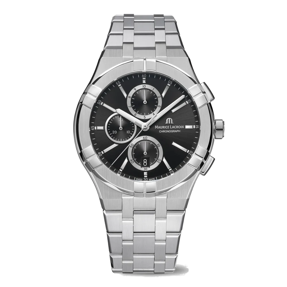Maurice Lacroix Aikon Quartz Chronograph AI1118-SS002-330-1 42 mm kol saati