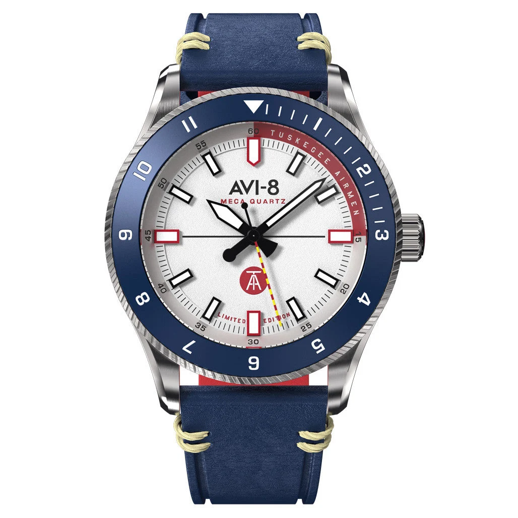 AVI-8 Tuskegee Airmen Meca-Quartz Limited Edition, Torretto #AV-4103-03 kol saati