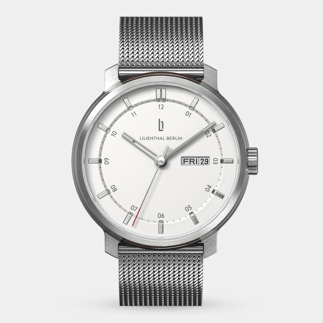 Lilienthal Berlin Neolux Day Date N2-001-B023AB 42 mm kol saati