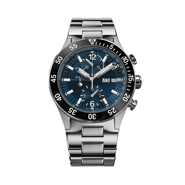 BALL Watch Roadmaster Rescue Chronograph Limited Edition 42mm - Blue on Bracelet DC3030C-S
