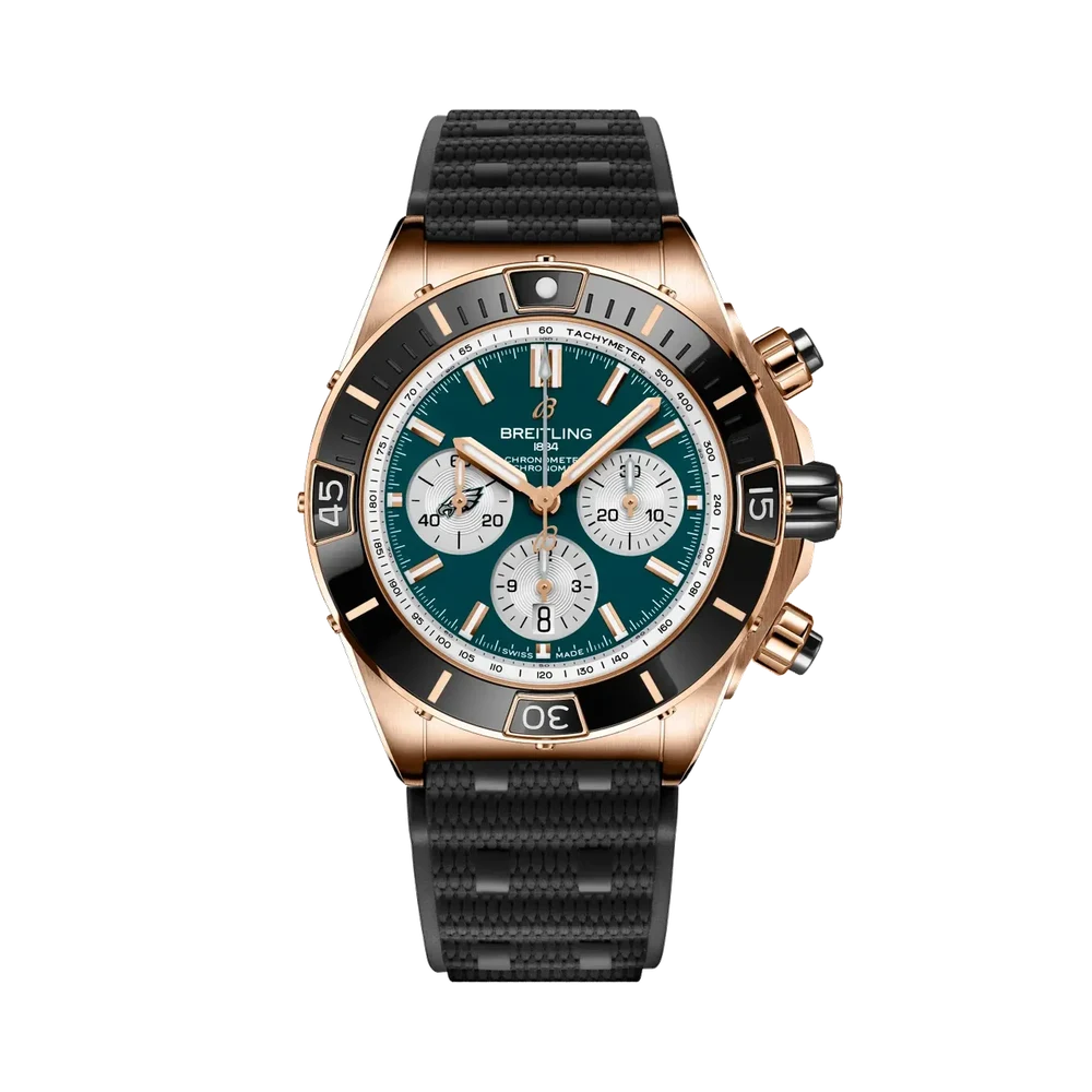 Breitling Super Chronomat B01 Chronograph 44 NFL Philadelphia Eagles RB01366A1L3S1 44 mm kol saati