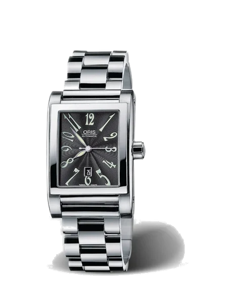 Oris Rectangular Date 2002 01 561 7526 4064-07 8 16 68 kol saati